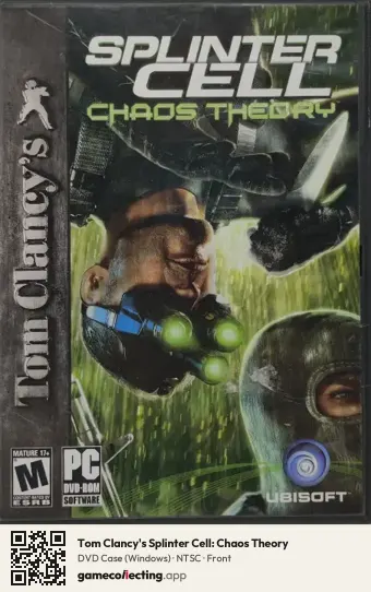 Tom Clancy's Splinter Cell: Chaos Theory Computer, NTSC box front