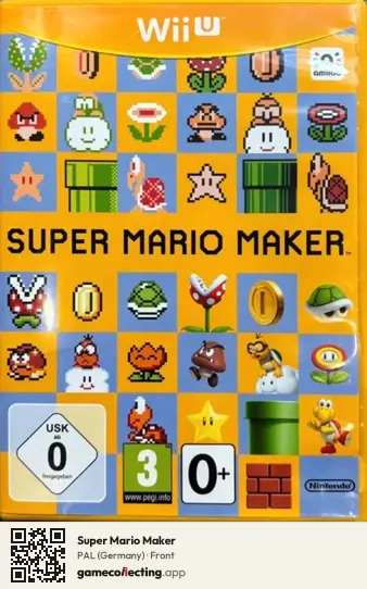 Super Mario Maker Nintendo Wii U, Germany box front