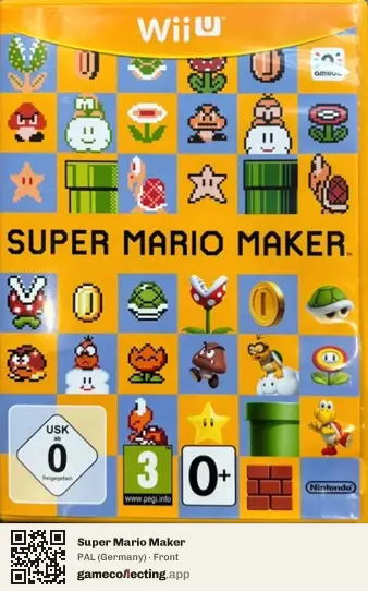 Super Mario Maker Nintendo Wii U, Germany box front
