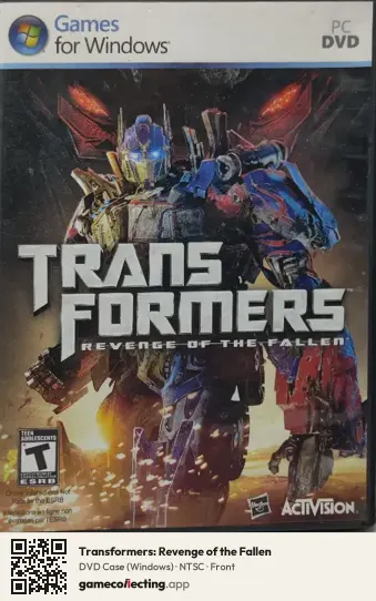 Transformers: Revenge of the Fallen Computer, NTSC box front