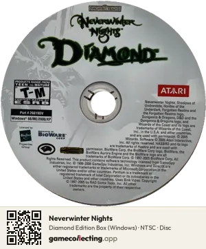 Neverwinter Nights Computer, NTSC disc