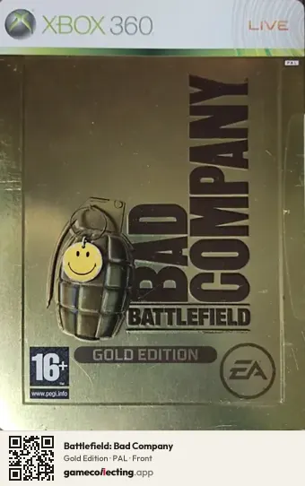 Battlefield: Bad Company Xbox 360, PAL box front