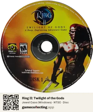 Ring II: Twilight of the Gods Computer, NTSC disc