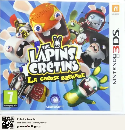 Rabbids Rumble Nintendo 3DS, France box front