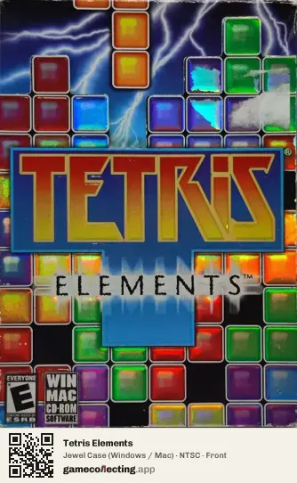 Tetris Elements Computer, NTSC box front