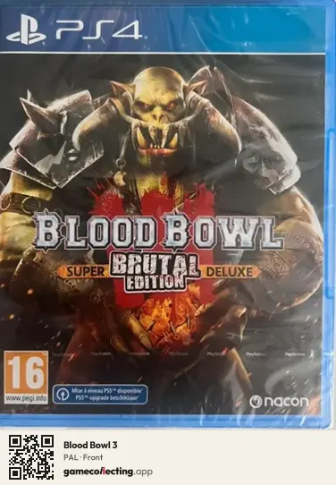 Blood Bowl 3 PlayStation 4, PAL box front