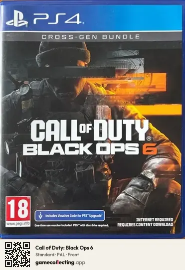 Call of Duty: Black Ops 6 PlayStation 4, PAL box front