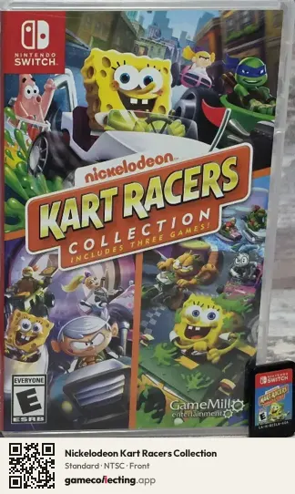 Nickelodeon Kart Racers Collection Nintendo Switch, NTSC box front