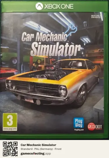 Car Mechanic Simulator Xbox One, Germany box front