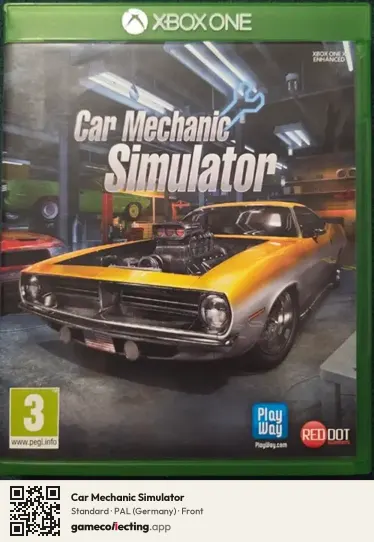 Car Mechanic Simulator Xbox One, Germany box front
