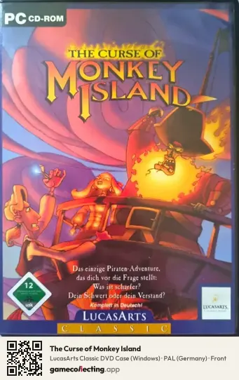 The Curse of Monkey Island Computer, Germany box front