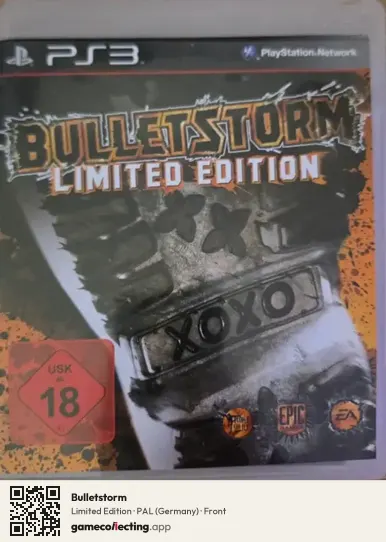 Bulletstorm PlayStation 3, Germany box front