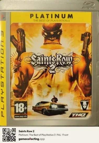 Saints Row 2 PlayStation 3, PAL box front