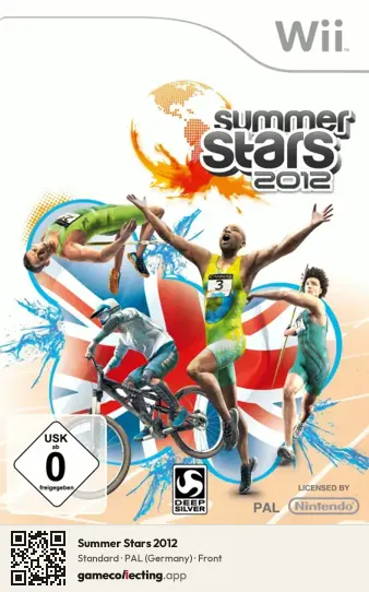 Summer Stars 2012 Nintendo Wii, Germany box front