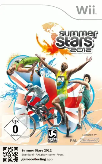 Summer Stars 2012 Nintendo Wii, Germany box front