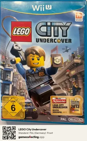 LEGO City Undercover Nintendo Wii U, Germany box front