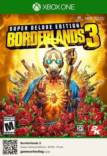 Borderlands 3 Xbox One, NTSC box front