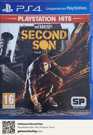 Infamous Second Son PlayStation 4, France box front