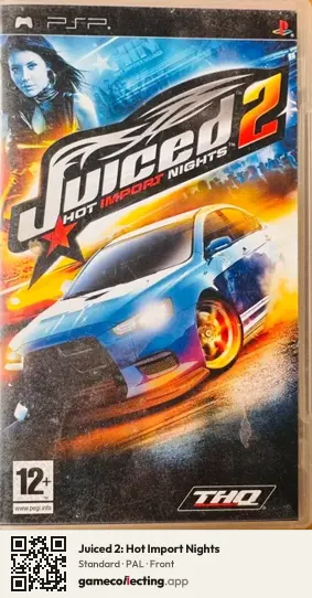 Juiced 2: Hot Import Nights PlayStation Portable, PAL box front
