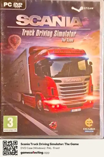 Scania Truck Driving Simulator: The Game Computer, PAL box front