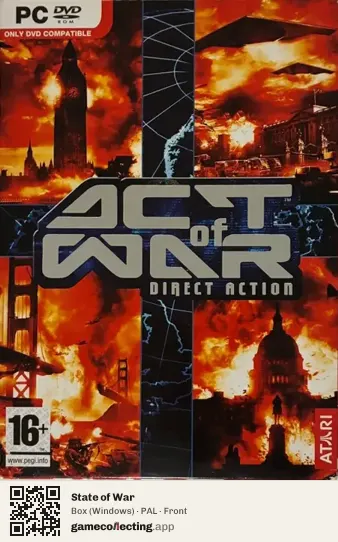 State of War Computer, PAL box front