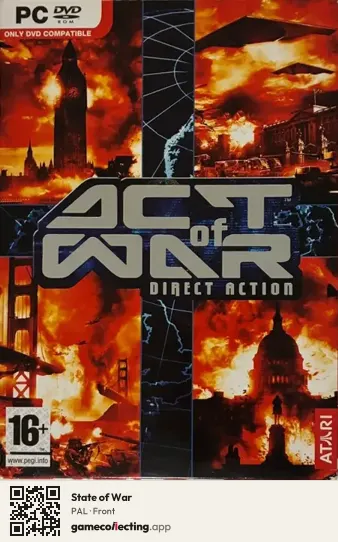 State of War Computer, PAL box front