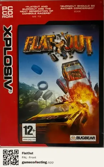 FlatOut Computer, PAL box front