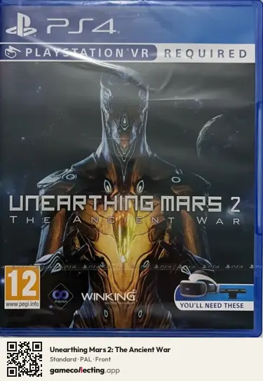Unearthing Mars 2: The Ancient War PlayStation 4, PAL box front