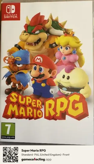Super Mario RPG Nintendo Switch, United Kingdom box front