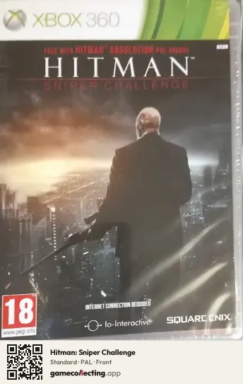 Hitman: Sniper Challenge Xbox 360, PAL box front