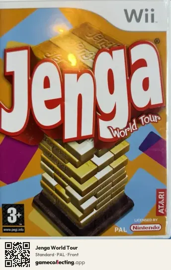 Jenga World Tour Nintendo Wii, PAL box front