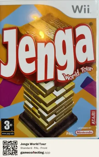 Jenga World Tour Nintendo Wii, PAL box front