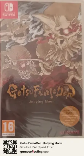 GetsuFumaDen: Undying Moon Nintendo Switch, Spain box front