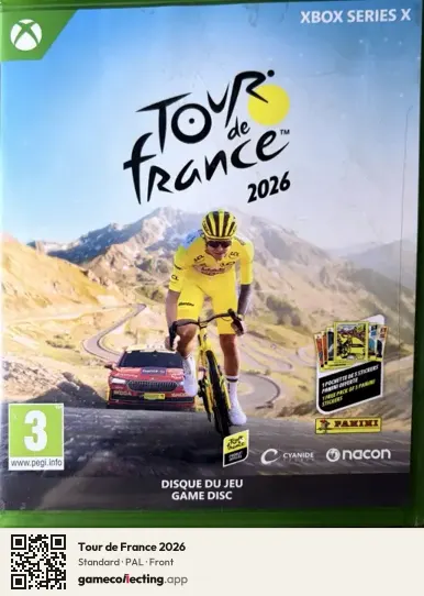 Tour de France 2026 Xbox Series X, PAL box front