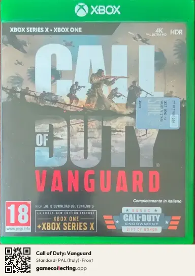 Call of Duty: Vanguard Xbox Series X, Italy box front