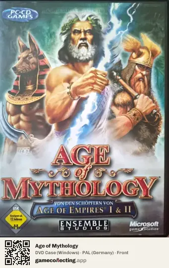 Age of Mythology Computer, Germany box front