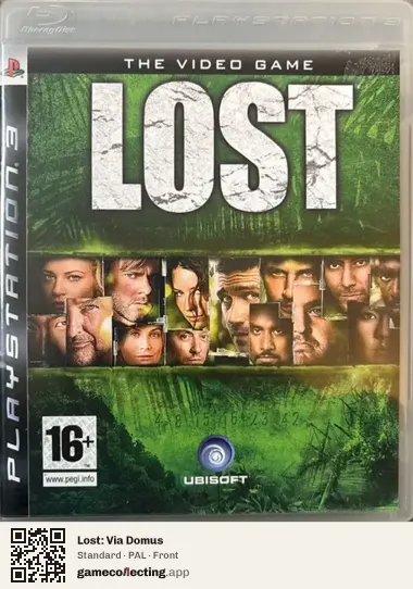 Lost: Via Domus PlayStation 3, PAL box front