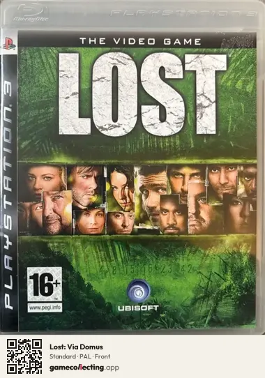 Lost: Via Domus PlayStation 3, PAL box front
