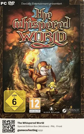 The Whispered World Computer, PAL box front