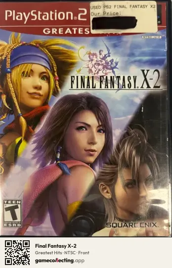 Final Fantasy X-2 PlayStation 2, NTSC box front