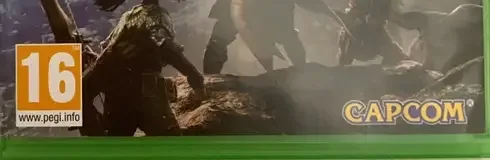 Monster Hunter: World, the PEGI square on its front