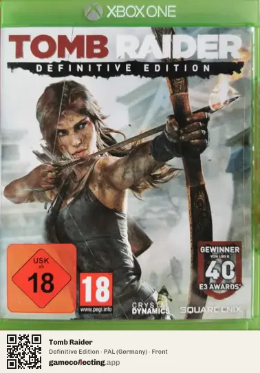 Tomb Raider Xbox One, Germany box front