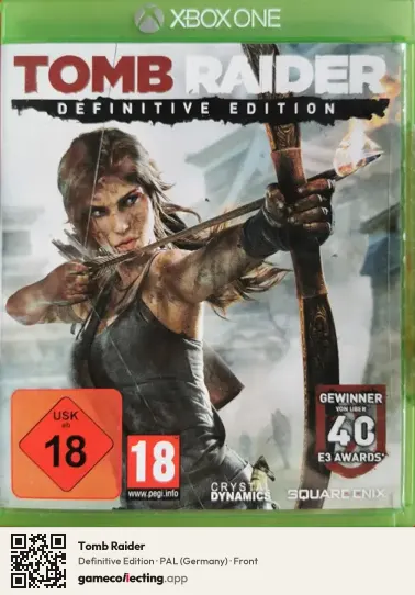 Tomb Raider Xbox One, Germany box front