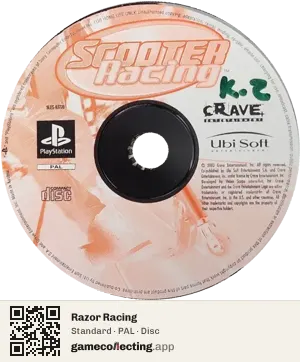 Razor Racing PlayStation, PAL disc