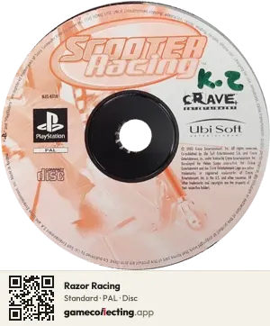 Razor Racing PlayStation, PAL disc