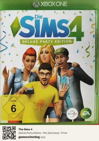 The Sims 4 Xbox One, Germany box front