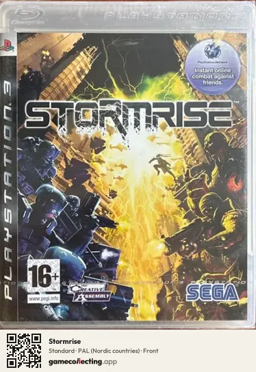 Stormrise PlayStation 3, Nordic countries box front