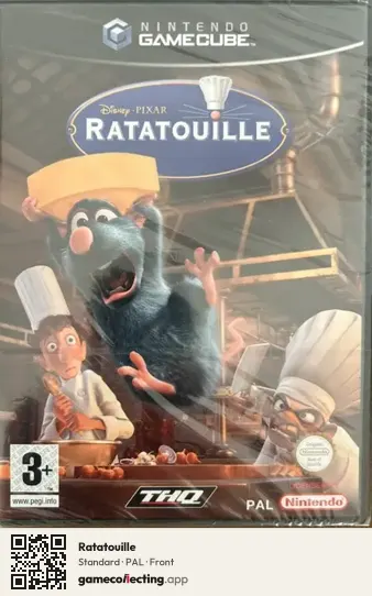 Ratatouille Nintendo GameCube, PAL box front