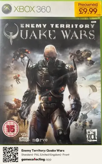 Enemy Territory: Quake Wars Xbox 360, United Kingdom box front