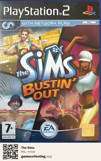 The Sims PlayStation 2, PAL box front